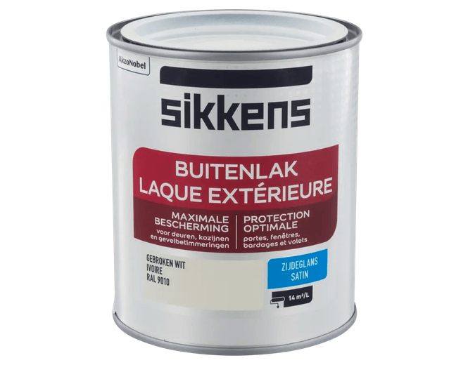 1 Sikkens buitenlak zijdeglans RAL 9010