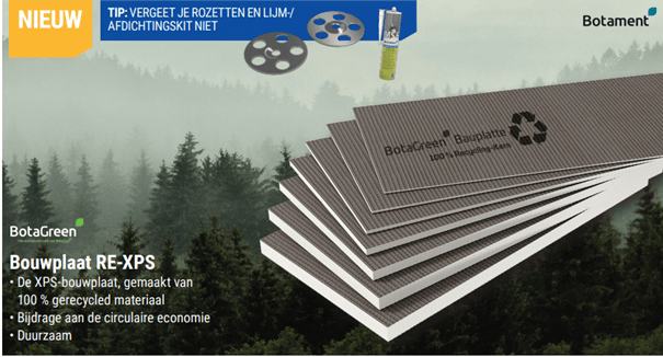 Bouwplaat RE-XPS Botament