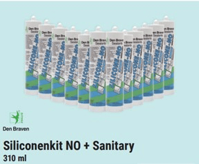 Den Braven Siliconekit NO + Sanitary 310ml