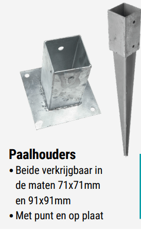 Paalhouders