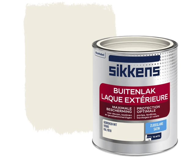 Sikkens buitenlak zijdeglans RAL 9010