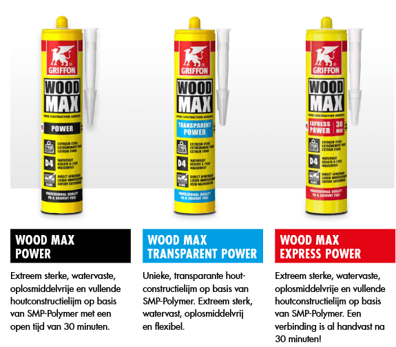 Woodmax Griffon 3 soorten met uitleg