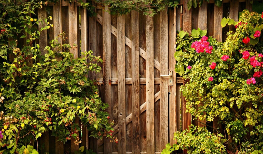 houten poort maken