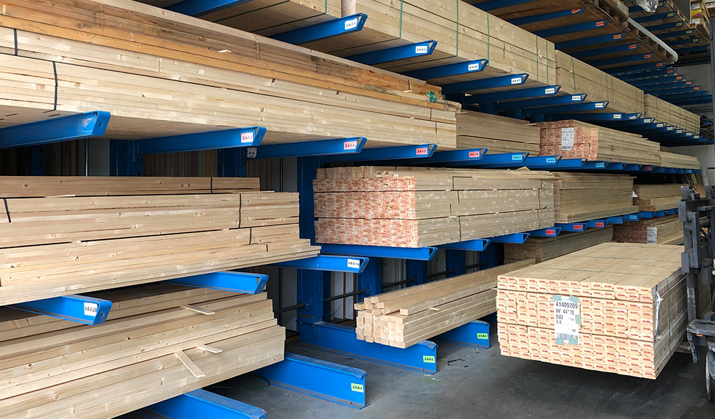 Professioneel assortiment hout