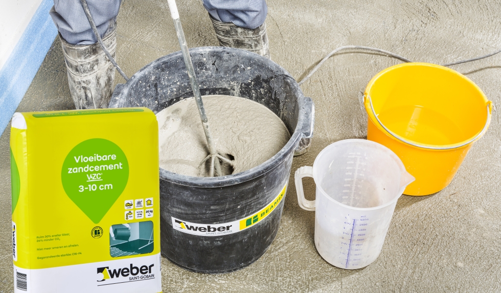 Weber vloerbare zandcement